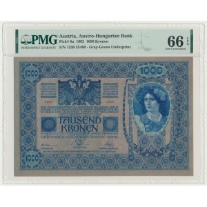 Austria, 1.000 Kronen 1902 - PMG 66 EPQ