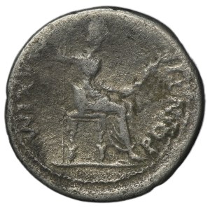 Römisches Reich, Tiberius, Denar subaeratus – Tribut-Penny