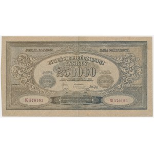 250,000 marks, 1923 - BO -