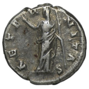 Roman Imperial, Faustina I, Posthumous Denarius