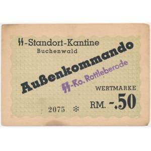 Buchenwald, Kantine, 0,50 Mark (1937–1945)
