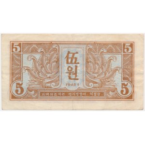North Korea, 5 Won 1945