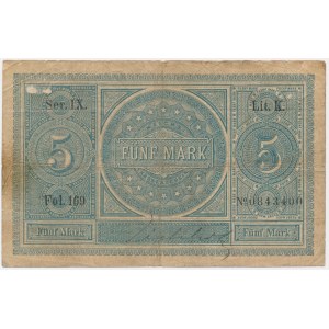 Germany, 5 Mark 1874 - RARE