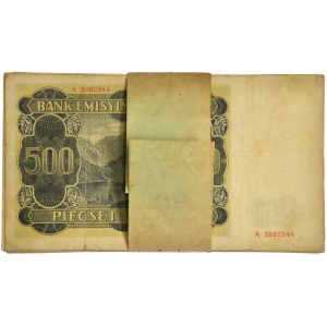 Zestaw, 500 złotych 1940 - (20 szt.) - z oryginalną banderolą -