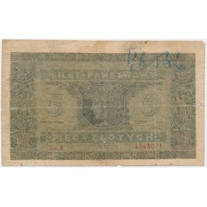 5 zlotys 1926 - A - contrefaçon d'époque