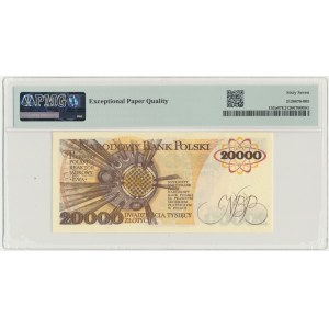 20.000 złotych 1989 - P - PMG 67 EPQ