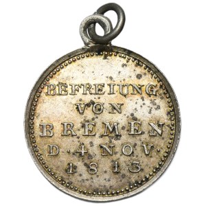 Germany, Medal Liberation of Bremen 1813