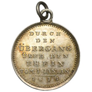 Germany, Medal Allied Crossing of the Rhine 1814