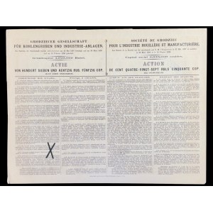 Grodziec Society of Coal Mines and Industrial Plants, 187.5 rubles, 1903
