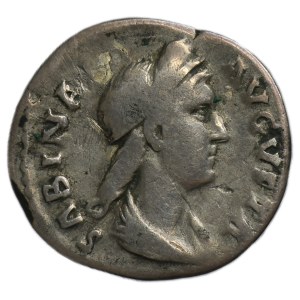 Roman Imperial, Sabina, Denarius