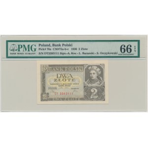 2 złoty 1936 - DT - PMG 66 EPQ