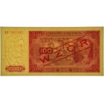 100 zlotych, 1948 - TEMPLATE - KR - GDA 67 EPQ