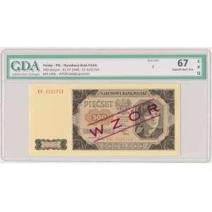 500 Złoty 1948 – MUSTER – CC – GDA 67 EPQ