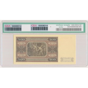 500 Złoty 1948 – MUSTER – CC – GDA 67 EPQ