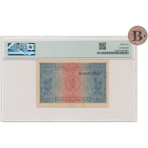 1 marka 1916 Jenerał - B - PMG 64 - RZADKA