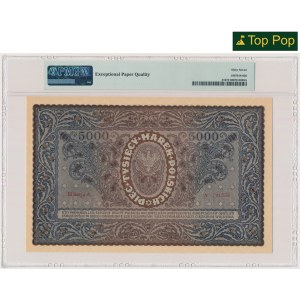 5,000 marks, 1920 – Series III A – PMG 67 EPQ
