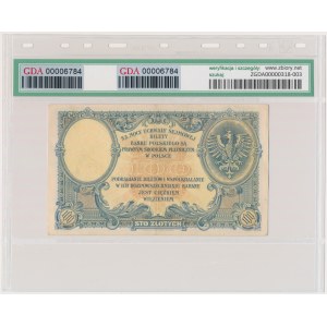 100 zlotych 1919 - S.B. - GDA 40
