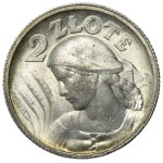 Woman and Ears of Wheat, 2 zlote, Paris, 1924