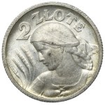 Woman and Ears of Wheat, 2 zlote, Paris, 1924