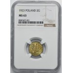2 Groschen 1923 – NGC MS63