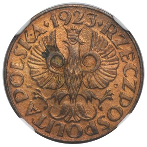 1 grosz 1923 - NGC MS64 RB