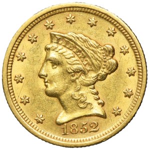 USA, 2 1/2 Dollar Philadelphia 1852 - Liberty Head