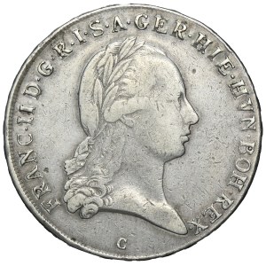 Austrian Netherlands, Franz II, Thaler (Kronentaler) Prague 1796 C