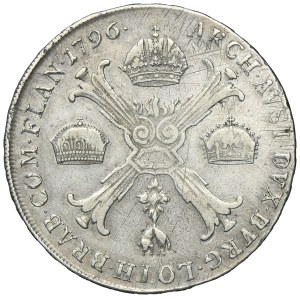 Austrian Netherlands, Franz II, Thaler (Kronentaler) Prague 1796 C