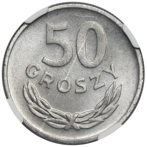 50 groszy 1957 - NGC MS66
