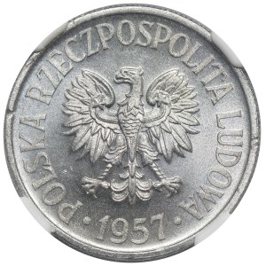 50 groszy 1957 - NGC MS66