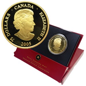 Canada, Elizabeth II, 75 Dollars Ottawa 2005 - John Paul II