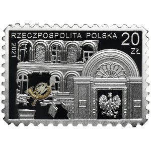 20 zlotych, 2021: Defense of the Gdańsk Post Office