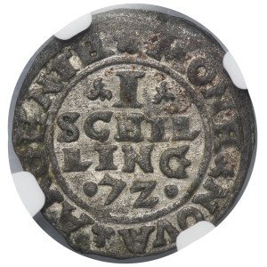 Livonia, Jan Hieronim Chodkiewicz, Schilling Dalholm 1572 - NGC MS63