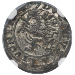 Livonia, Jan Hieronim Chodkiewicz, Schilling Dalholm 1572 - NGC MS63