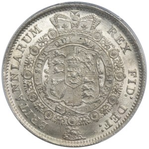 Great Britain, George III, 1/2 Crown London 1817 - PCGS MS63