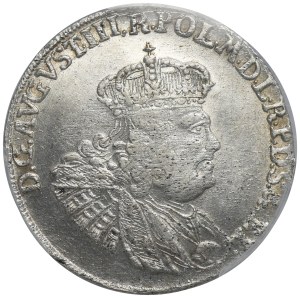 Augustus III of Poland, 30 Groschen Danzig 1762 REOE - PCGS AU58
