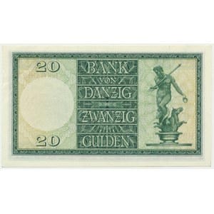 Danzig, 20 Gulden 1937 - K -