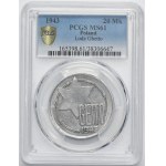 Ghetto Litzmannstadt, 20 mark 1943 Al - PCGS MS61