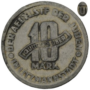 Getto Łódź, 10 marek 1943 Al-Mg - bez kropek w ÜBER - BARDZO RZADKIE