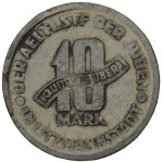 Getto Łódź, 10 marek 1943 Al-Mg - bez kropek w ÜBER - BARDZO RZADKIE