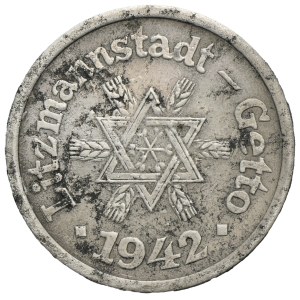 Ghetto Litzmannstadt, 10 pfennig 1942 - fisrt issue