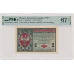 2 marki 1916 - Jenerał - A - PMG 67 EPQ