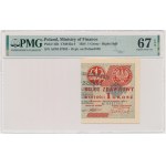 1 grosz 1924 - AO - prawa połowa - PMG 67 EPQ