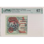 5 groszy, 1924 – left half – PMG 67 EPQ