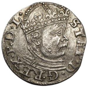 Stephen Bathory, 3 Groschen Riga 1586