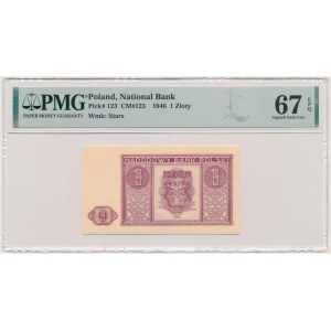 1 zloty, 1946 - PMG 67 EPQ