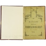 Catalogue of the Construction Industry Exhibition in Lviv 1892