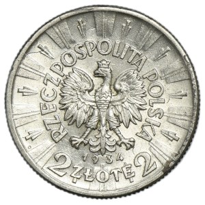 Piłsudski, 2 złoty, 1934