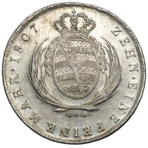 Nemecko, Saské kráľovstvo, Fridrich August I., talár, Drážďany 1807 SGH