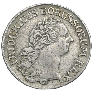 Allemagne, Royaume de Prusse, Frédéric II, 1/2 thalér de Magdebourg 1765 F